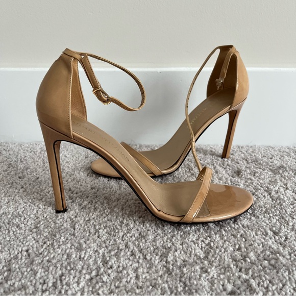 Stuart Weitzman Nude Heels 9.5 - Picture 1 of 6